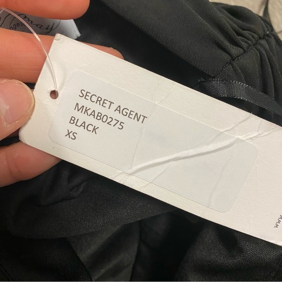 Katie May | Secret Agent Gown In Black Size XS NEW - Picture 6 of 8